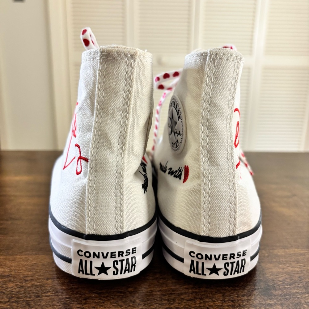 Converse Chuck Taylor High Top Sneakers White  6 Women's - Picture 6 of 10